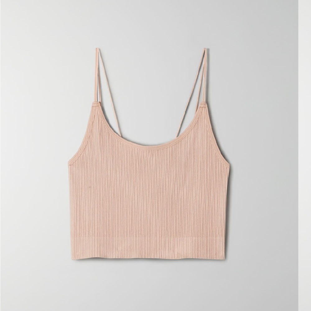 Sunday Best (Aritzia) Light Pink Ribbed Camisole
